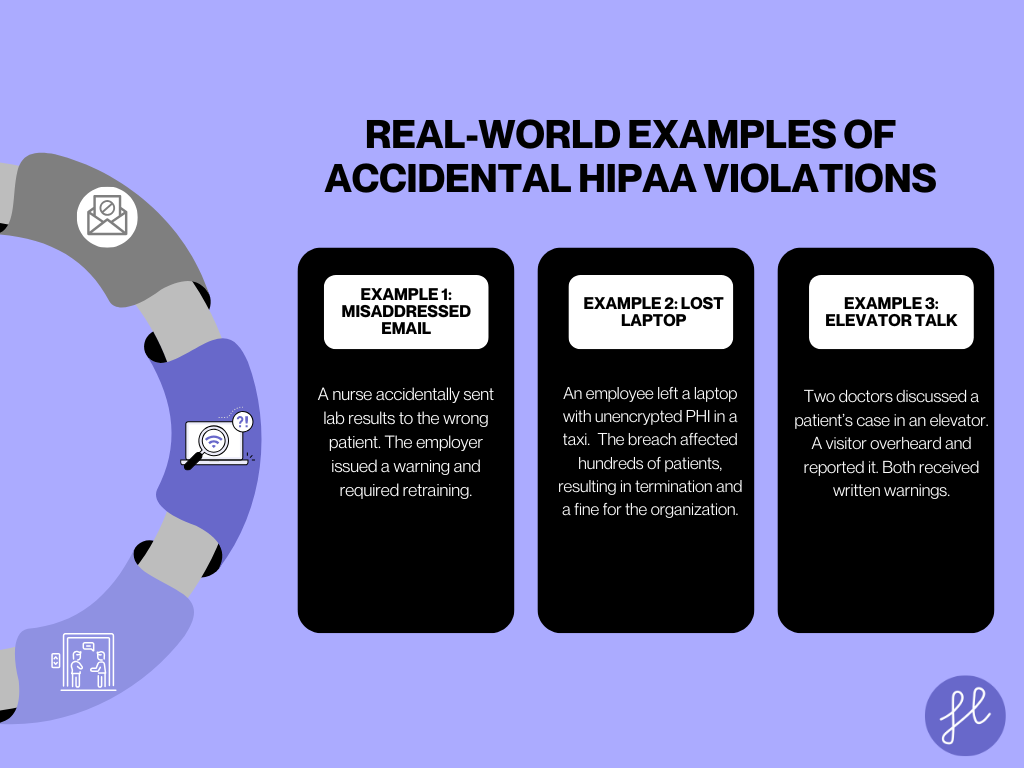 Real-World Examples of Accidental HIPAA Violations