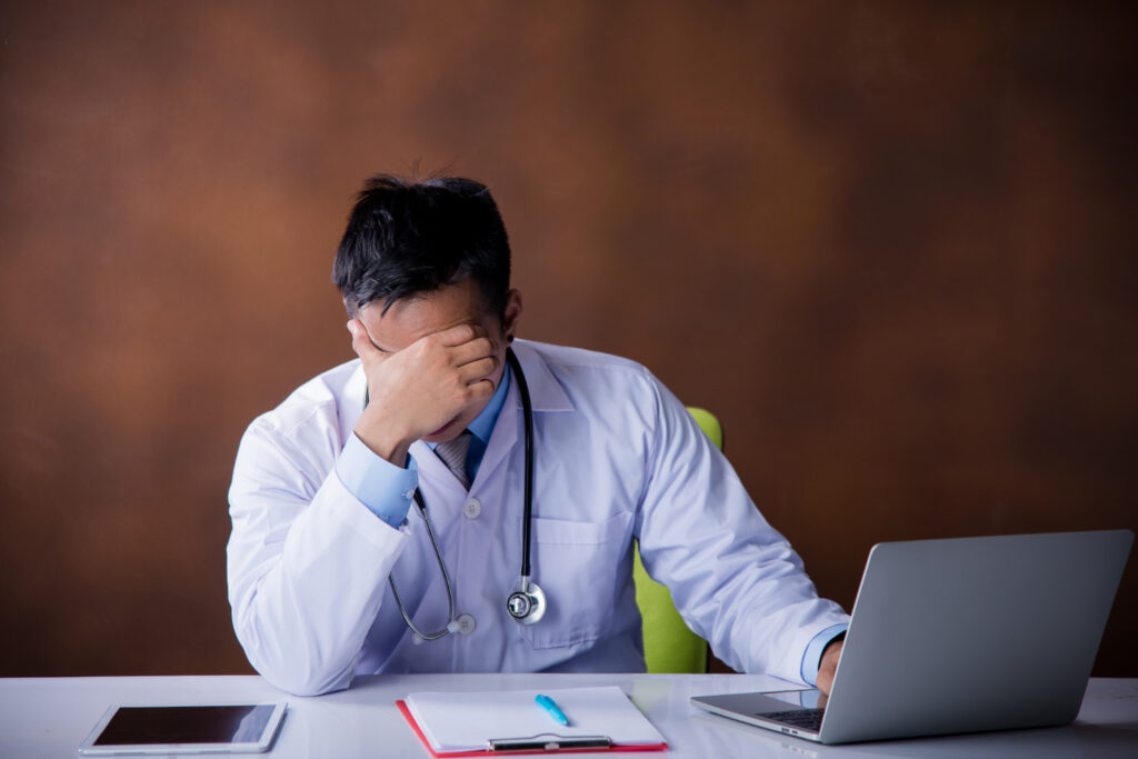 Burntout Healthcare Professional