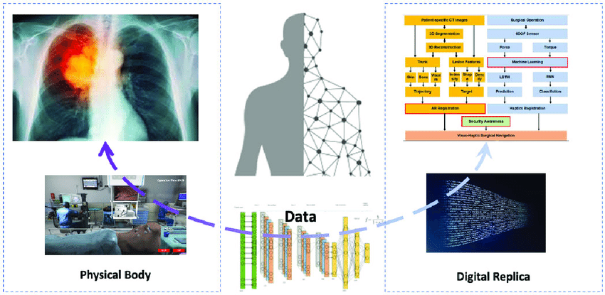 Creation of a Digital twin of a lung cancer cell